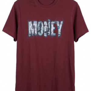 Money Print Round Neck T-shirt